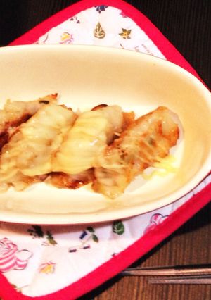 ☻餃子 リメイク☻チーズ焼き-レシピのメイン写真