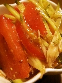 トマトとみょうがのサラダ-レシピのメイン写真