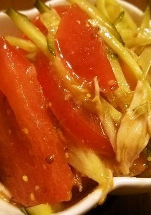 トマトとみょうがのサラダ-レシピのメイン写真