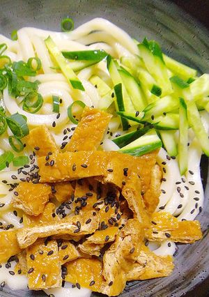 きつねごまうどん-レシピのメイン写真