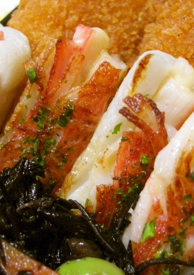 ちくわのかにかまマヨのせ焼き-レシピのメイン写真