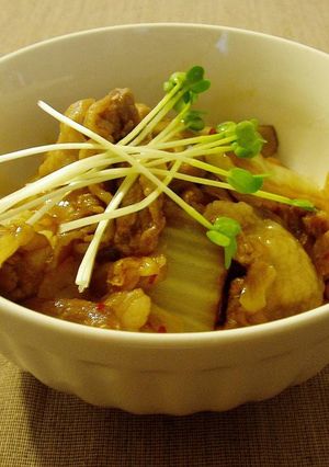 すき焼き風～ピリ辛納豆丼～-レシピのメイン写真