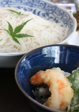 オリーブオイル素麺-レシピのメイン写真