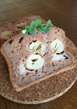 HBで♡ココアバナナケーキ-レシピのメイン写真