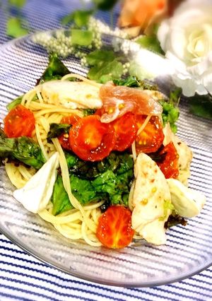 冷製パスタ~トマト＆生ハム~-レシピのメイン写真