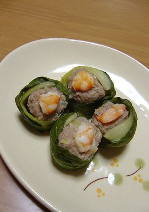 チンゲン菜のエビシュウマイ-レシピのメイン写真