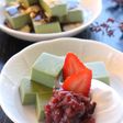 トッピングで自由自在✿抹茶ミルク寒天✿