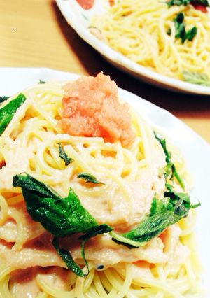 うまうま(o´艸`)明太子クリームパスタ-レシピのメイン写真