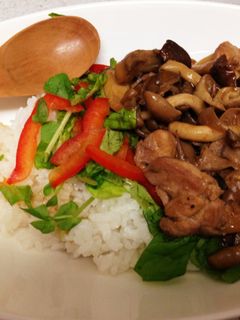 カフェ風きのこ丼-レシピのメイン写真