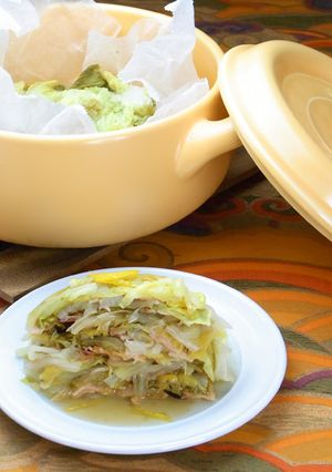 白菜とベーコンの重ね蒸し煮-レシピのメイン写真