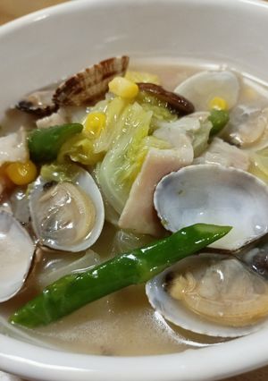 あさりと白菜の中華クラムチャウダー-レシピのメイン写真