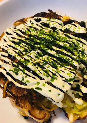 ついでにモダン焼き●米粉＆豚こまぎれ肉-レシピのメイン写真