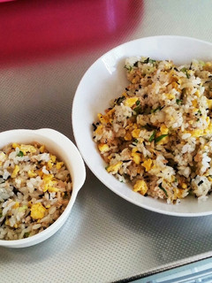 【離乳食後期】ひじきとツナの炒飯-レシピのメイン写真