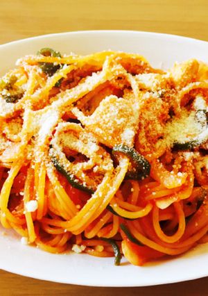 残り物で作るケチャップの簡単ナポリタン-レシピのメイン写真