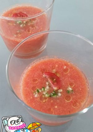 夏野菜のガスパチョ~酵素スープ仕立て~-レシピのメイン写真