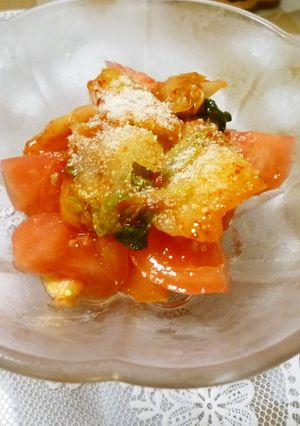 簡単あと一品♪冷やしトマトキムチ☆-レシピのメイン写真