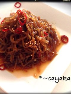 ピリ辛!オカカと糸こんにゃくの和風炒め-レシピのメイン写真