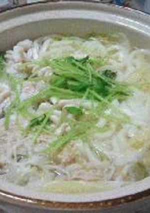 白子のうどんすき（特製おろしポン酢）-レシピのメイン写真