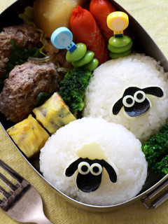 簡単キャラ弁☆ひつじのショーン-レシピのメイン写真