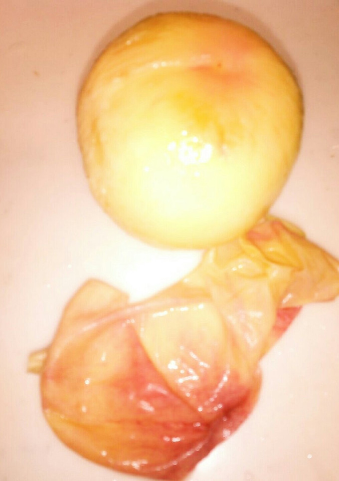 裏ワザ❢桃の皮の脱がせ方-レシピのメイン写真