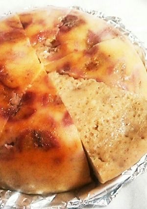 バナナとイチゴヨーグルトの炊飯器ケーキ-レシピのメイン写真
