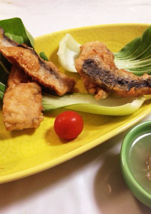 お刺身イワシで☆鰹節つみれ＊ミョウガ揚げ-レシピのメイン写真