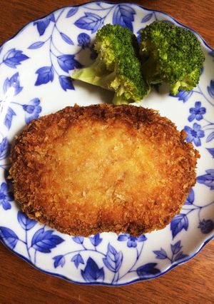 ジューシー野菜たっぷりメンチカツ!-レシピのメイン写真