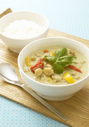 ひよこ豆のグリーンカレー-レシピのメイン写真