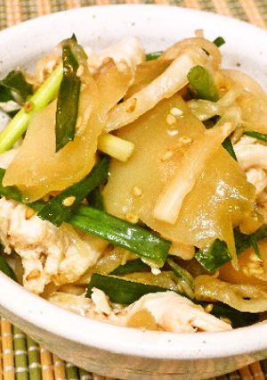 蒸し鶏とザーサイの中華風サラダ-レシピのメイン写真