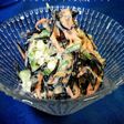 オクラとひじきの*胡麻サラダ