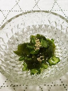 基本の酢の物☆まろやか味きゅうりとわかめ-レシピのメイン写真