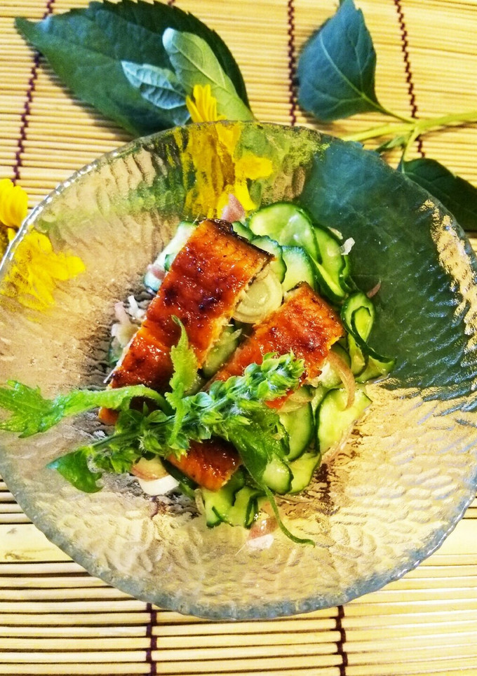 土用丑の日★鰻蒲焼き★うざく♪-レシピのメイン写真