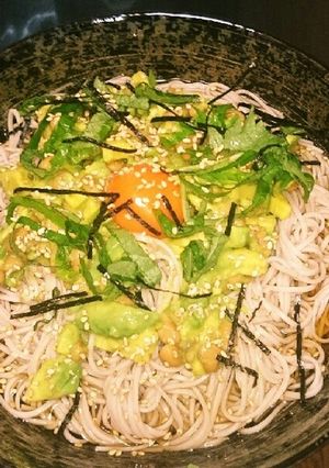 アボカド納豆ぶっかけそば-レシピのメイン写真