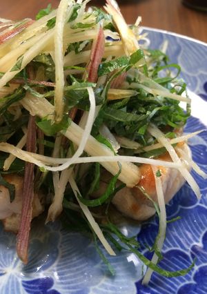 薬味たっぷり〜鶏肉ゆずポン-レシピのメイン写真