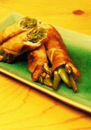 肉巻きいんげん（照り焼き風味）-レシピのメイン写真