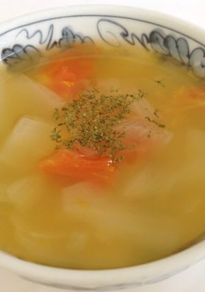 トマトと玉葱のスープ-レシピのメイン写真