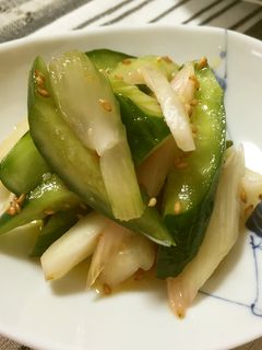 セロリときゅうりの梅酢和え-レシピのメイン写真