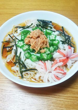 夏バテ予防☆するするっとヘルシー素麺-レシピのメイン写真