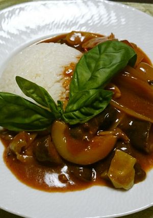 簡単大人の夏野菜カレー。-レシピのメイン写真