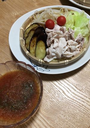 トマトのつけ麺-レシピのメイン写真