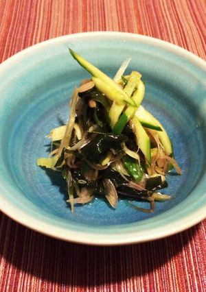ミョウガとキュウリの食欲促進和えモノ-レシピのメイン写真