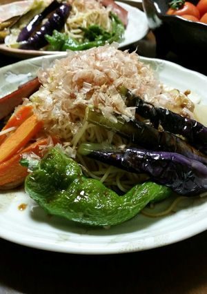 夏バテ知らず☆ピリ辛和風パスタ-レシピのメイン写真