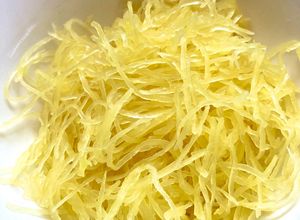 そうめんカボチャ(金糸瓜)茹で方メモ-レシピのメイン写真