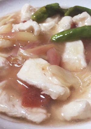 鶏胸肉とみょうがの梅酢煮込み-レシピのメイン写真