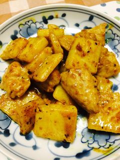 豚肉と長芋のカレーマヨ炒め-レシピのメイン写真