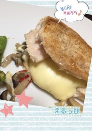 ヘルシー☆鶏胸肉の包み焼き-レシピのメイン写真