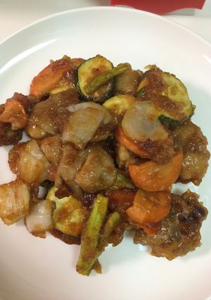 夏野菜たっぷり！鶏肉と野菜のトマト南蛮☆-レシピのメイン写真