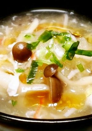 飲み干す美味さ♪ふわふわ大根の中華スープ-レシピのメイン写真
