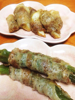 オクラとポテトの肉巻き☆ヘルシオ使用-レシピのメイン写真