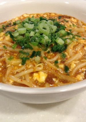 簡単♪麻婆うどん-レシピのメイン写真